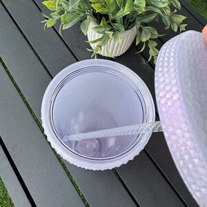 24 ounce purple Starbucks tumbler